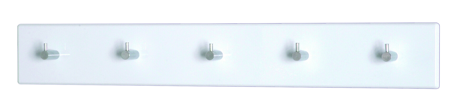 Garderobenleiste  weiß hochglänzend B/H/T: ca. 57x8x5 cm