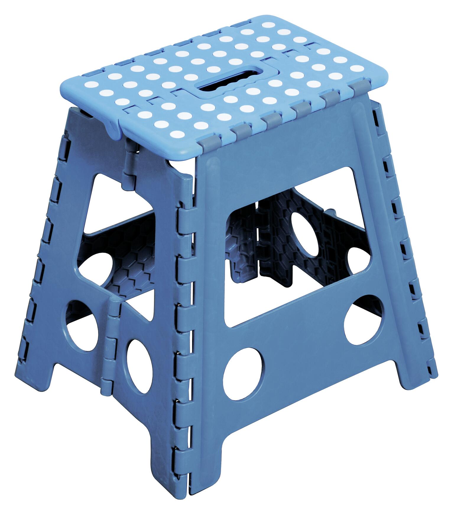 Kesper Klapphocker blau B/H/L: ca. 22x39x31 cm