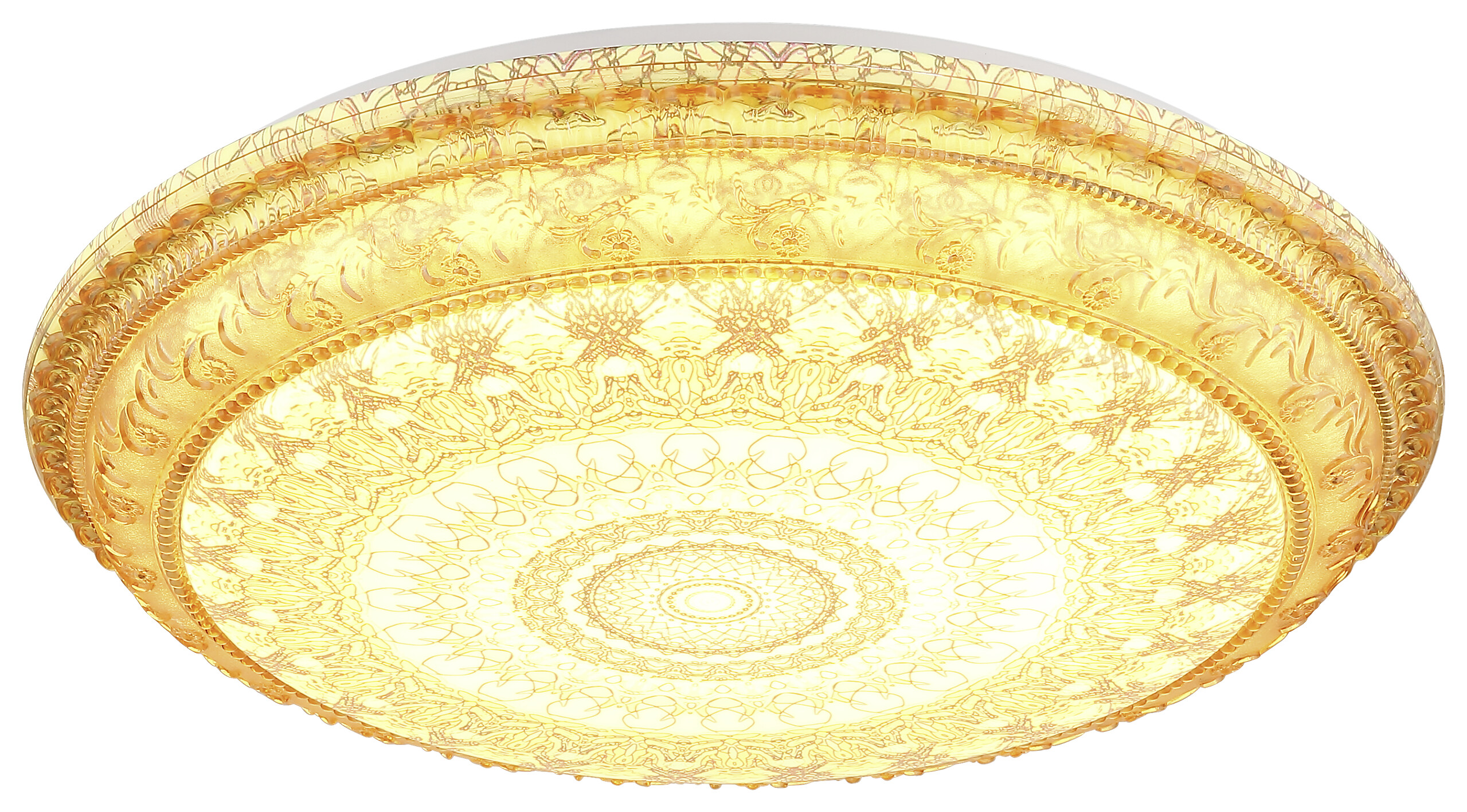 GLOBO LED-Deckenleuchte braun Metall Kunststoff H/D: ca. 8,5x39 cm