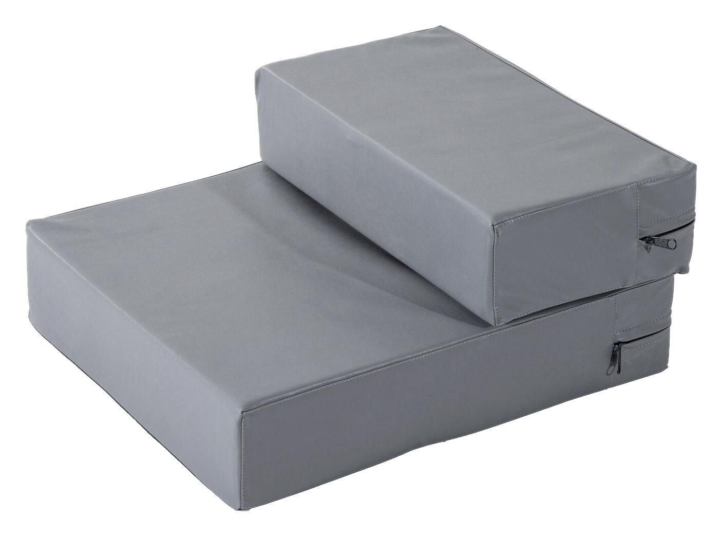 PawHut Hundetreppe grau Kunstleder B/H/L: ca. 39x20x42 cm PawHut Hundetreppe grau Kunstleder B/H/L: ca. 39x20x42 cm