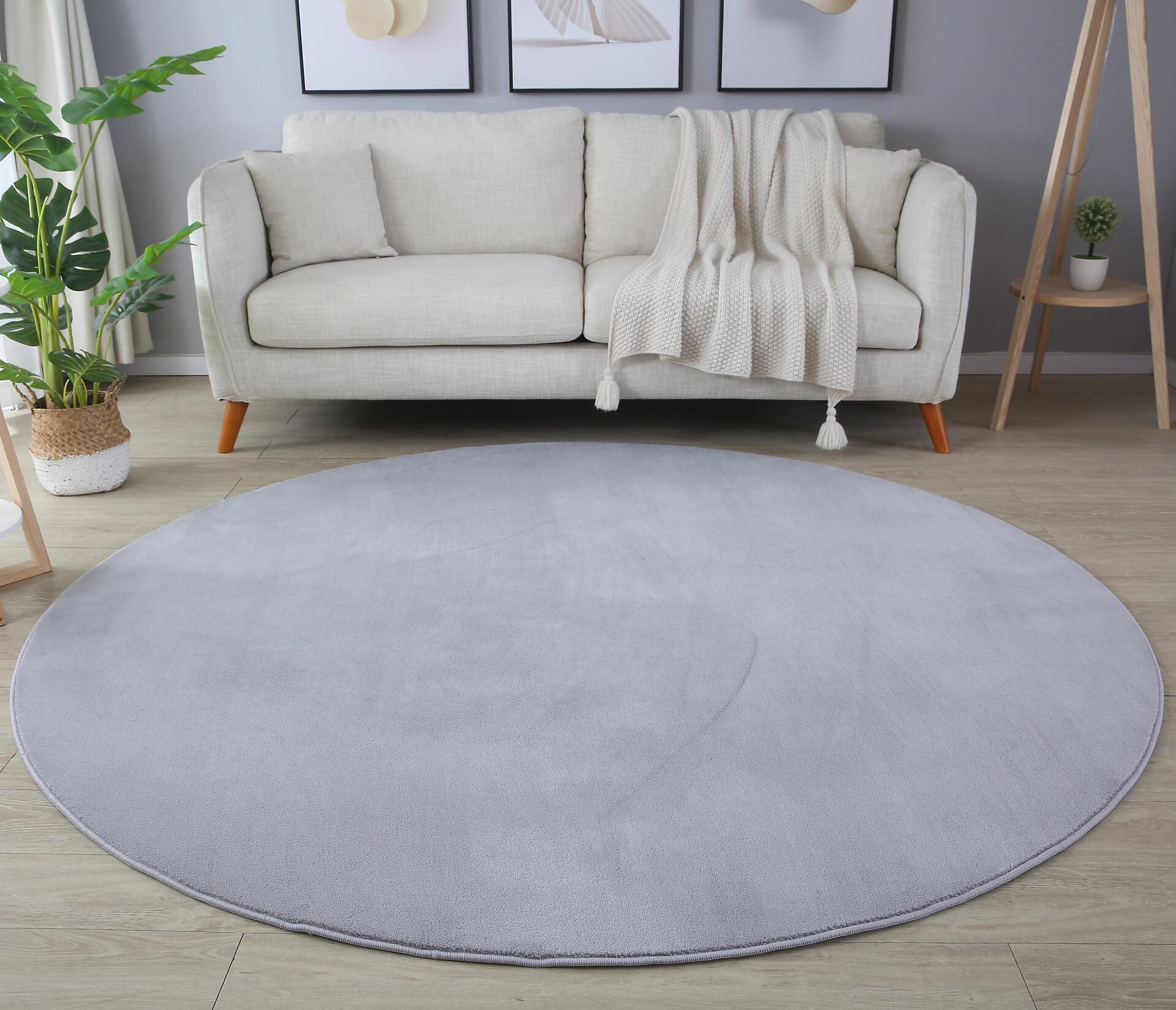 Ayyildiz Teppich SKY silber B/L: ca. 160x160 cm