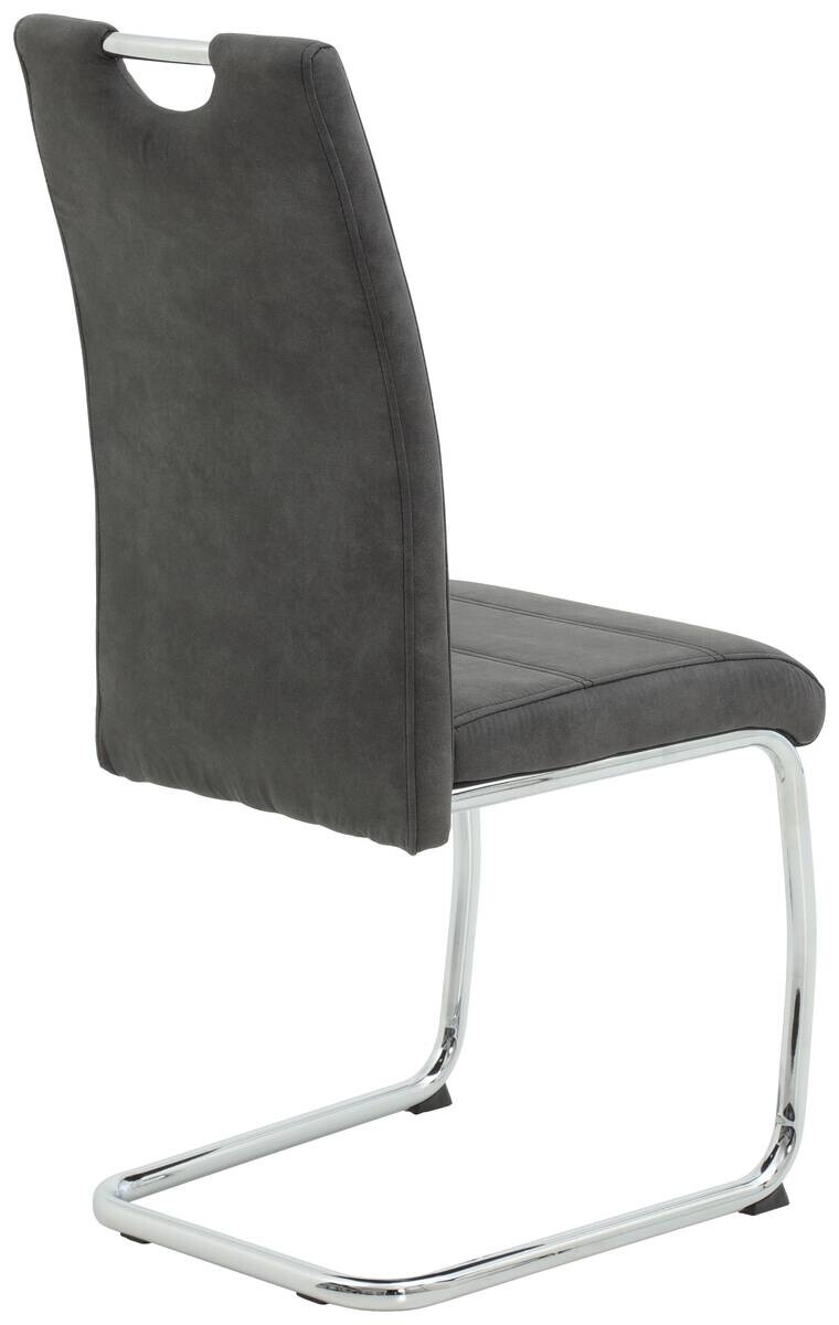 Essgruppe Lia II Eiche anthrazit Microfaser B/H/T: ca. 320x76x90 cm