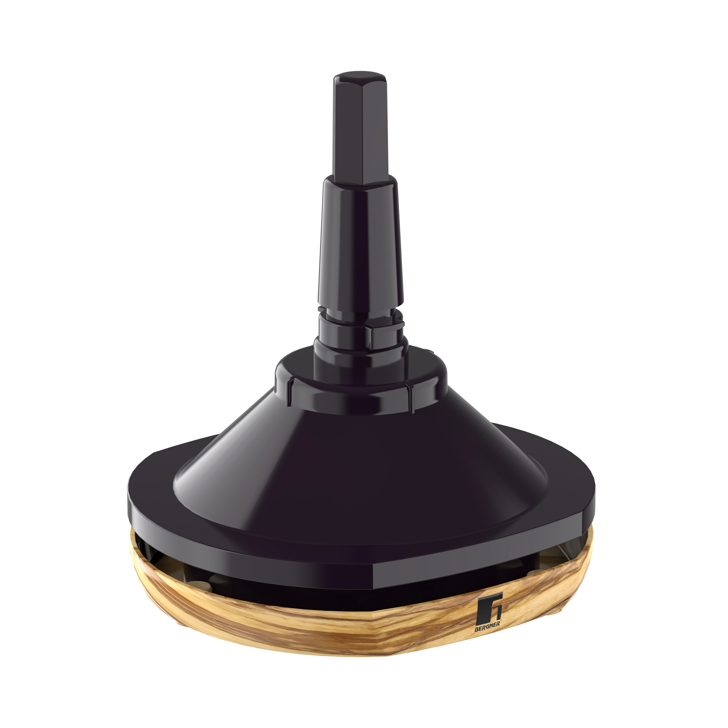 BERGNER Stabmixer schwarz Stahl Kunststoff B/H/L: ca. 18x40,5x20,5 cm