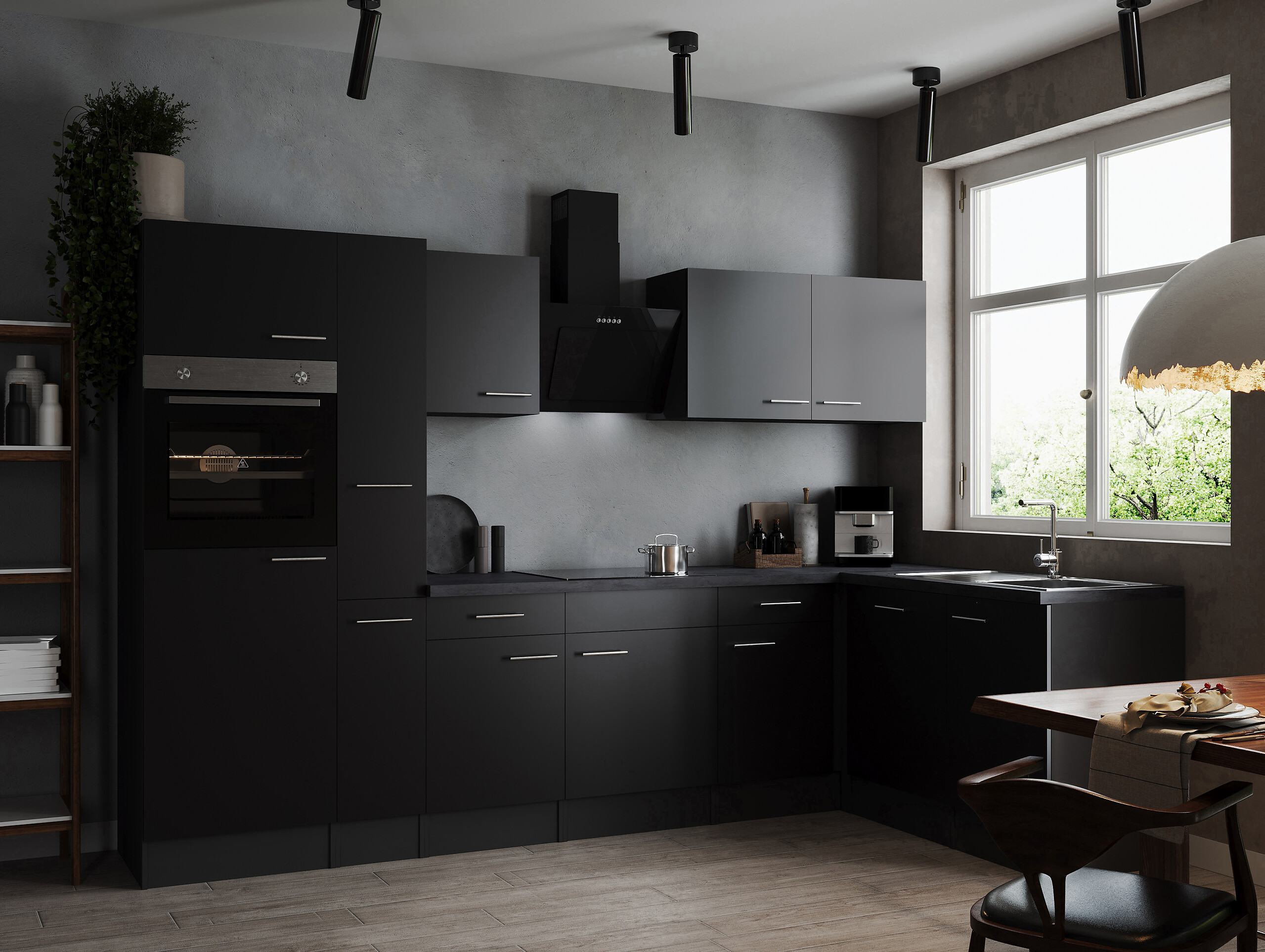 Winkelküche Oliver B/H/T: ca. 310x205x172 cm