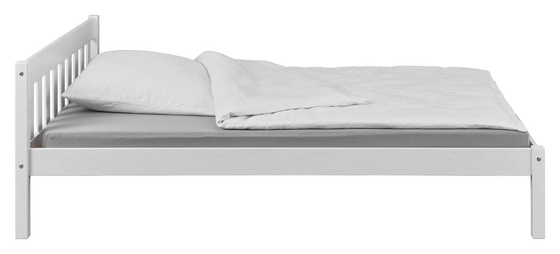 Bett Vilmar weiß Liegefläche B/L: ca. 140x200 cm