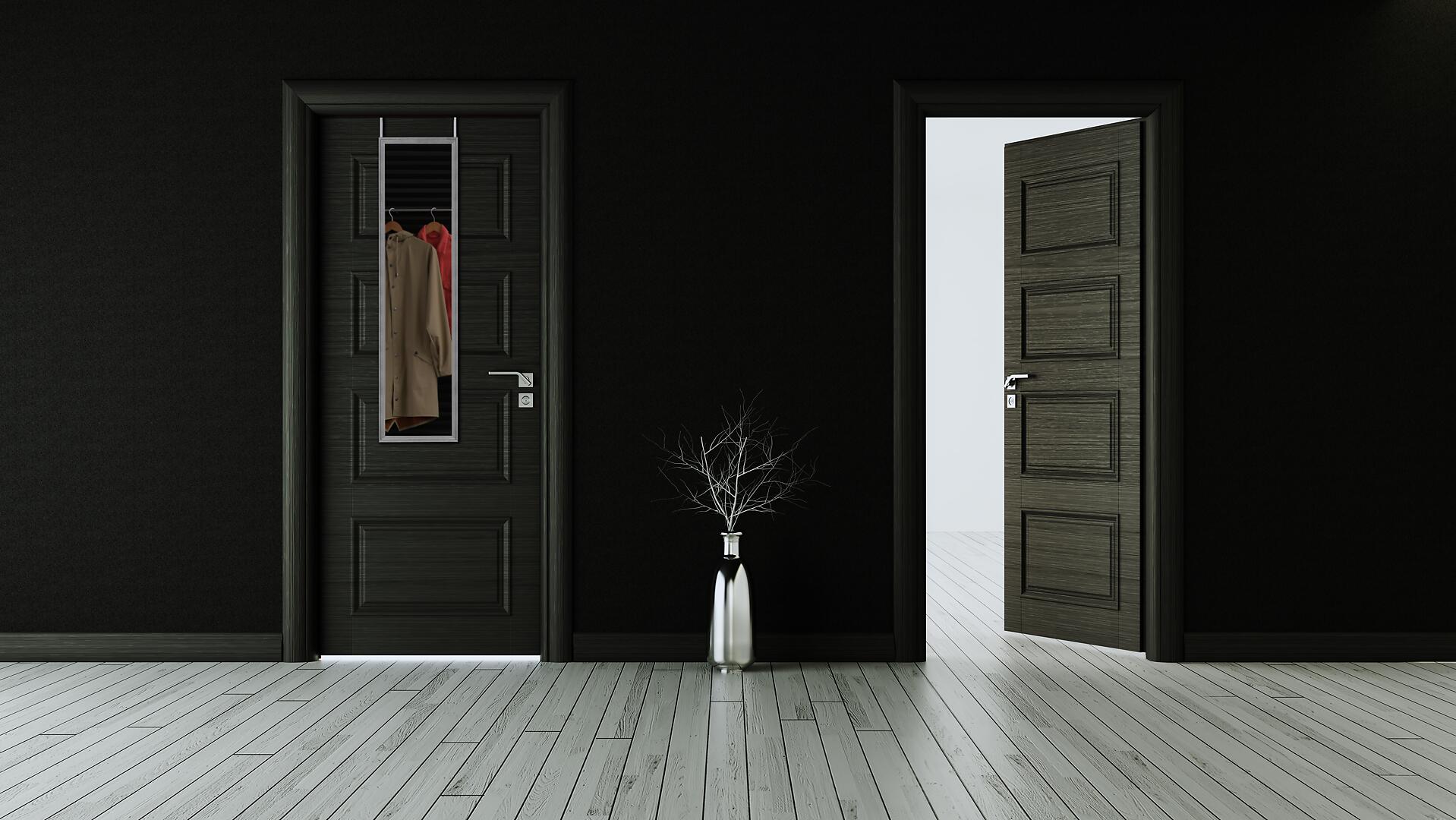 Türhängespiegel Bea silber Optik B/H: ca. 30x120 cm