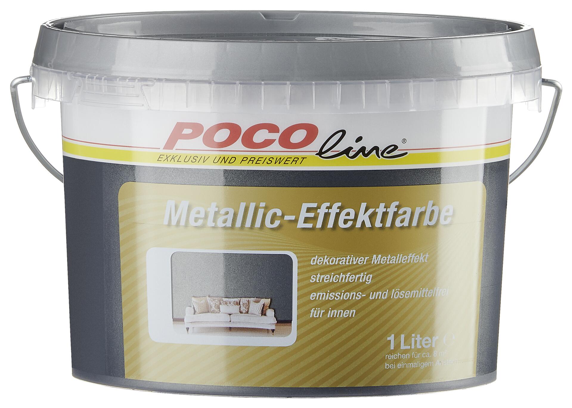 POCOline Effekt-Farbe anthrazit ca. 1 l