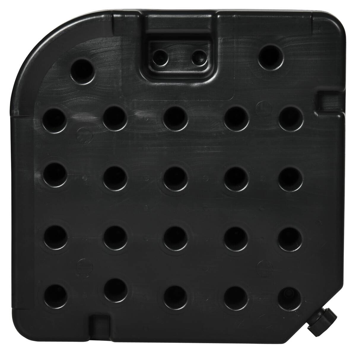 Outsunny Schirmständer schwarz Kunststoff B/H/L: ca. 100x100x8 cm