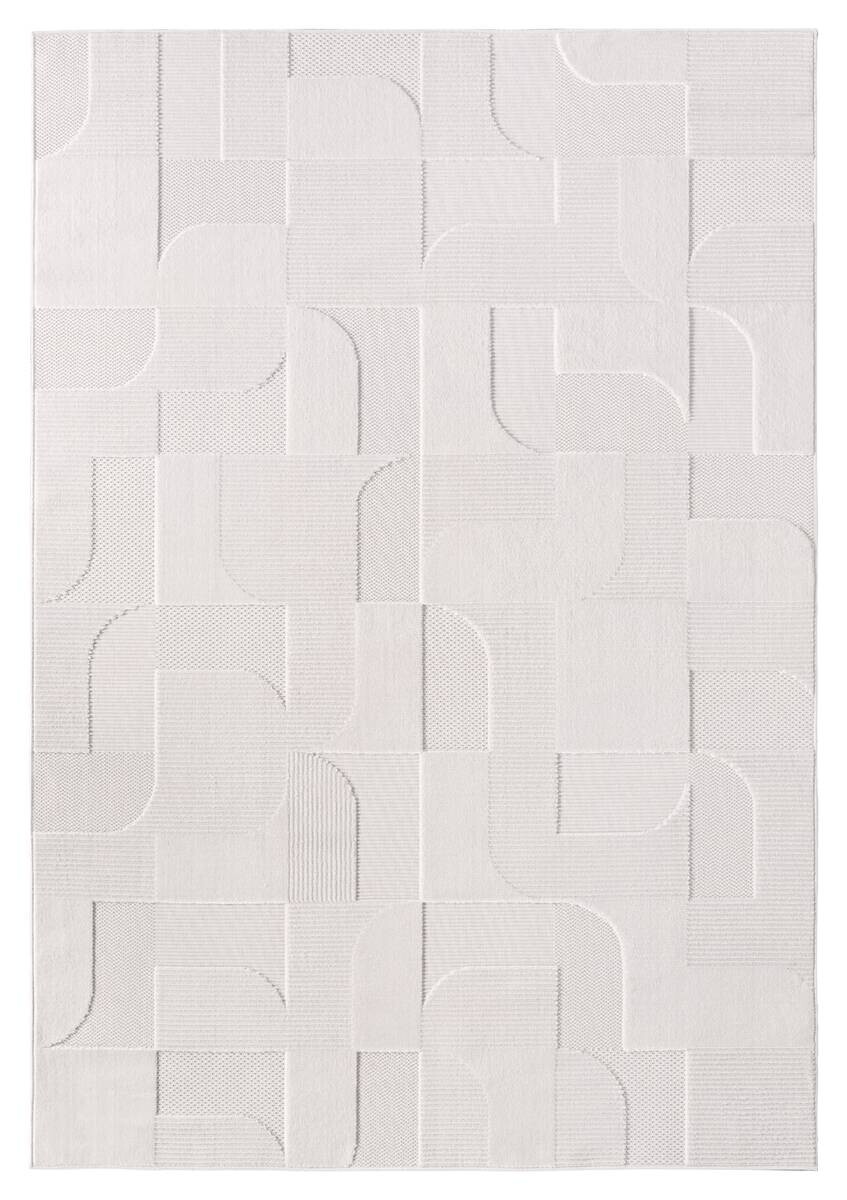 Ayyildiz Kurzflorteppich DOHA creme B/L: ca. 80x150 cm