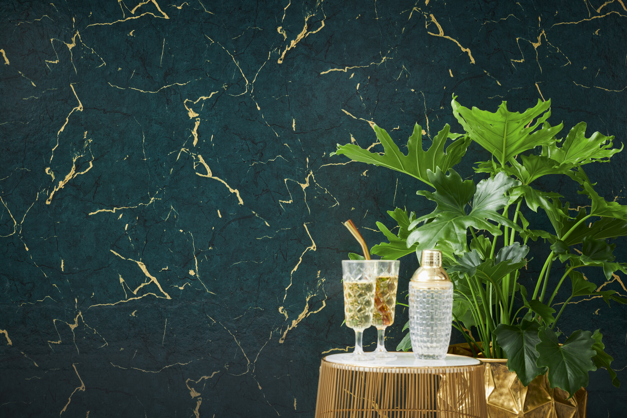 A.S.Creation Vliestapete gold B/H/D: ca. 53x1005x7,4 cm