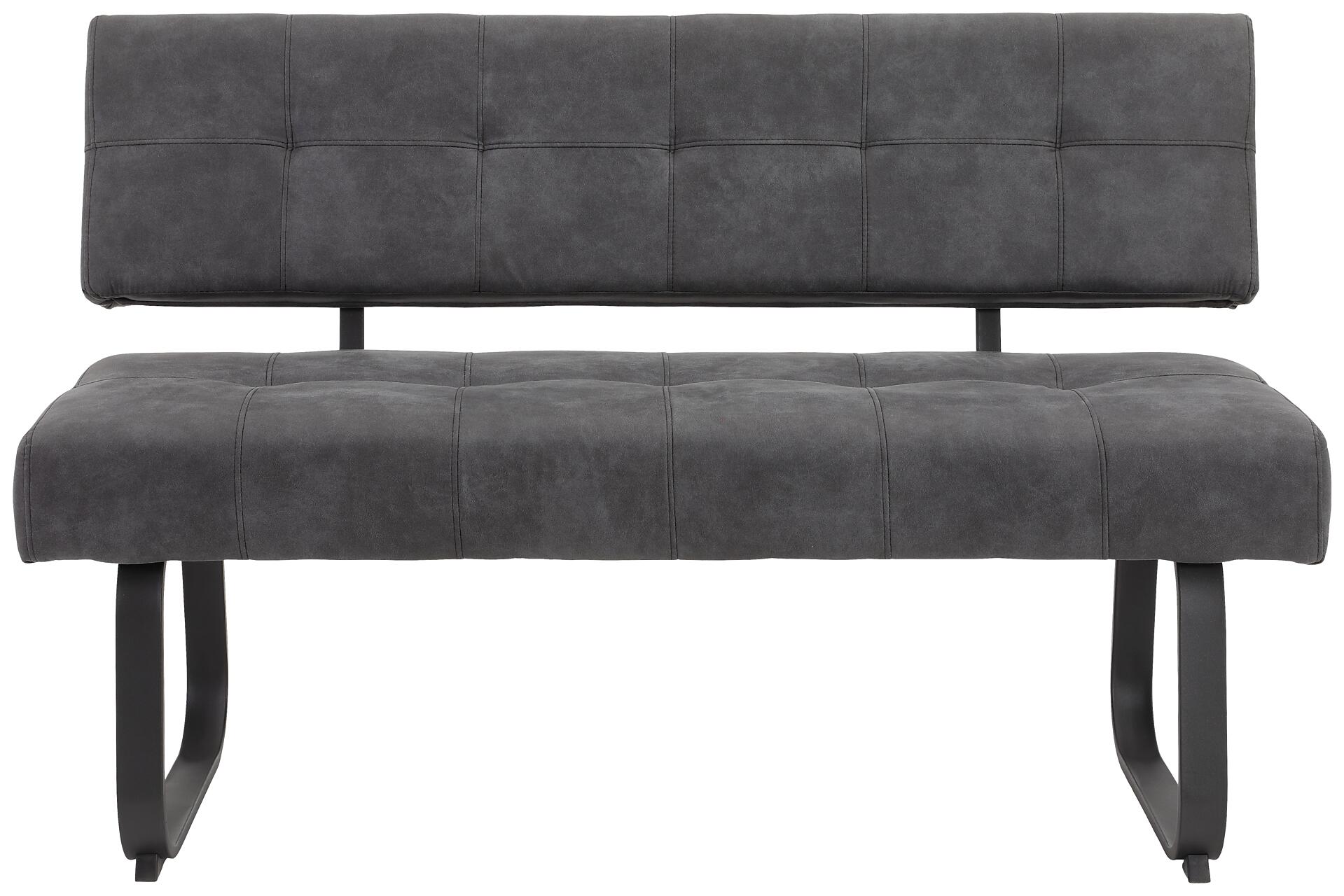 Sitzbank Luise I B anthrazit Vintage B/H/T: ca. 140x90x64 cm