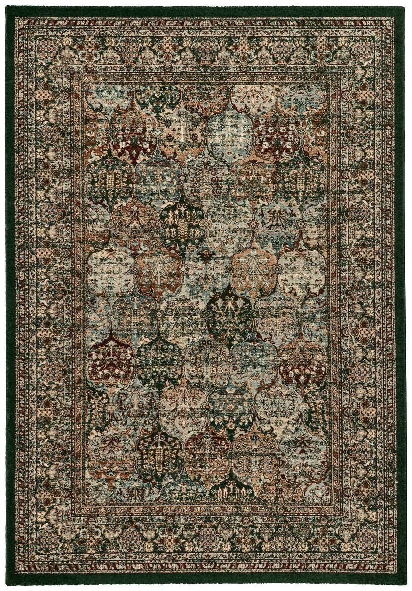 Webteppich Riviera dunkelgrün B/L: ca. 80x250 cm