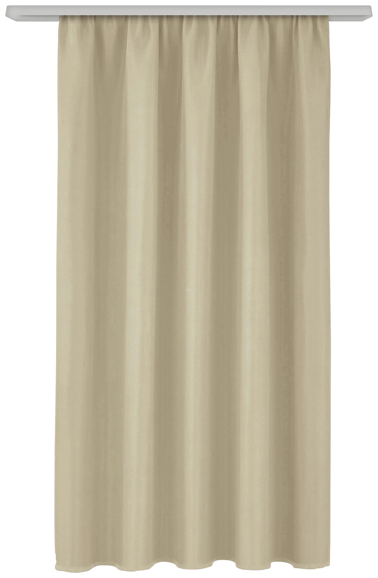 Verdunklungsvorhang Linus kitt B/L: ca. 140x175 cm