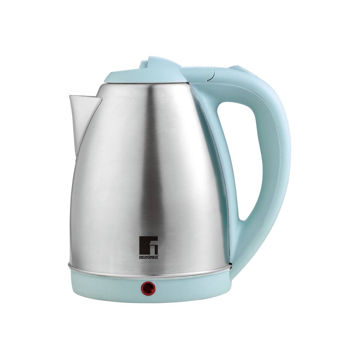BERGNER Wasserkocher BG-50005-BL blau Edelstahl Kunststoff B/H/L: ca. 24x16x21 cm ca. 1,8 l