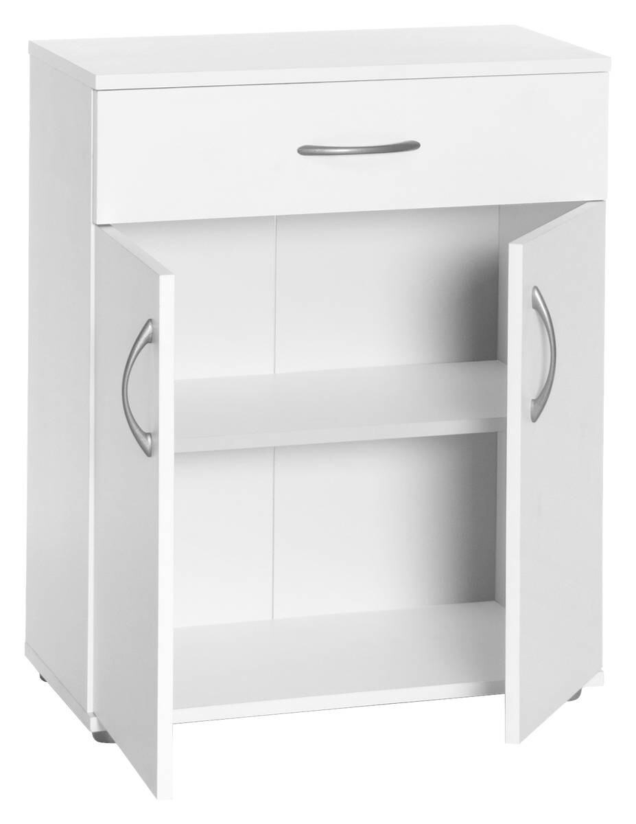 Kommode Peggy 2 weiß B/H/T: ca. 57x68,5x29 cm