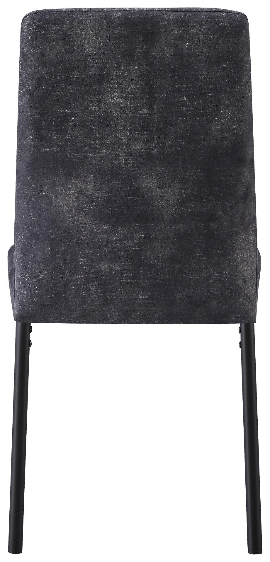 Stuhl Daniel anthrazit Microfaser B/H/T: ca. 45x94x60 cm