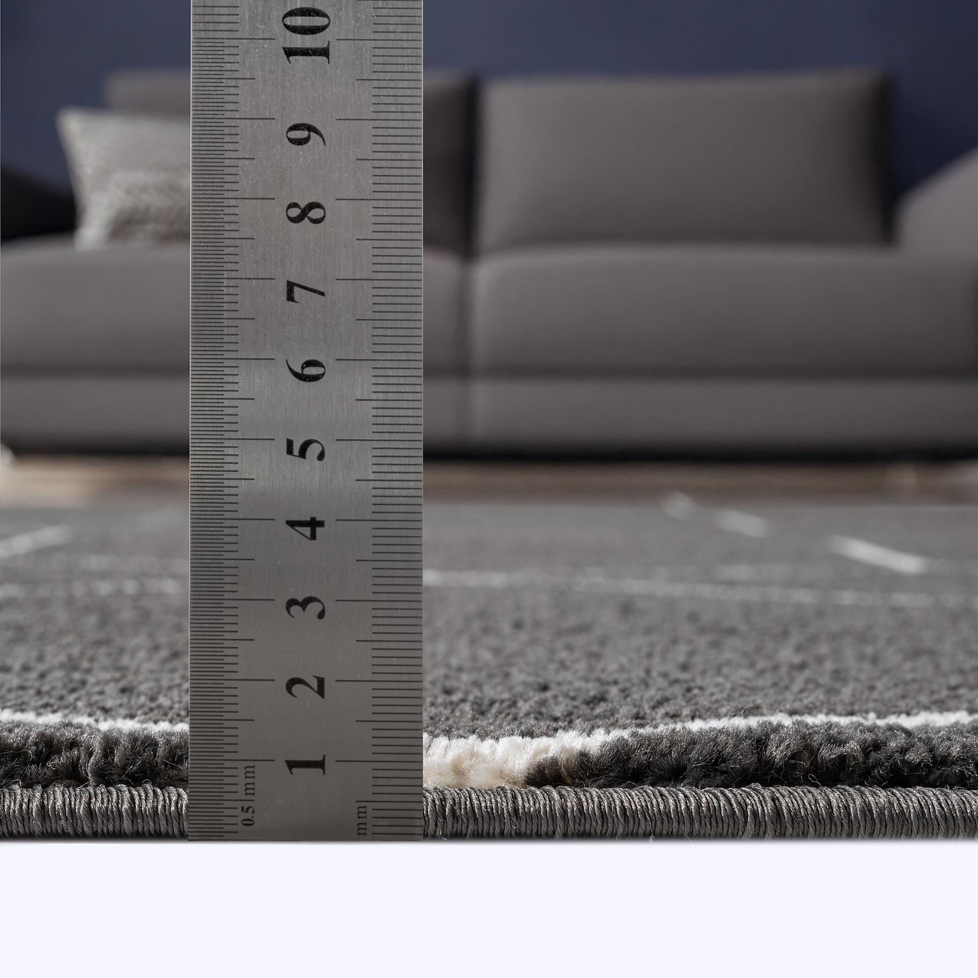 Sanat Teppich Trellis anthrazit B/L: ca. 140x200 cm