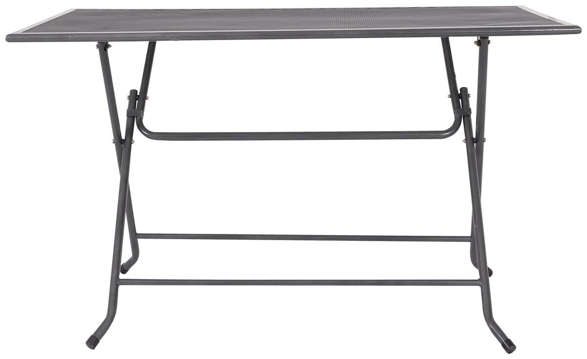 POCOline Klapptisch Pia grau Metall B/H/L: ca. 80x74x130 cm POCOline Klapptisch Pia grau Metall B/H/L: ca. 80x74x130 cm