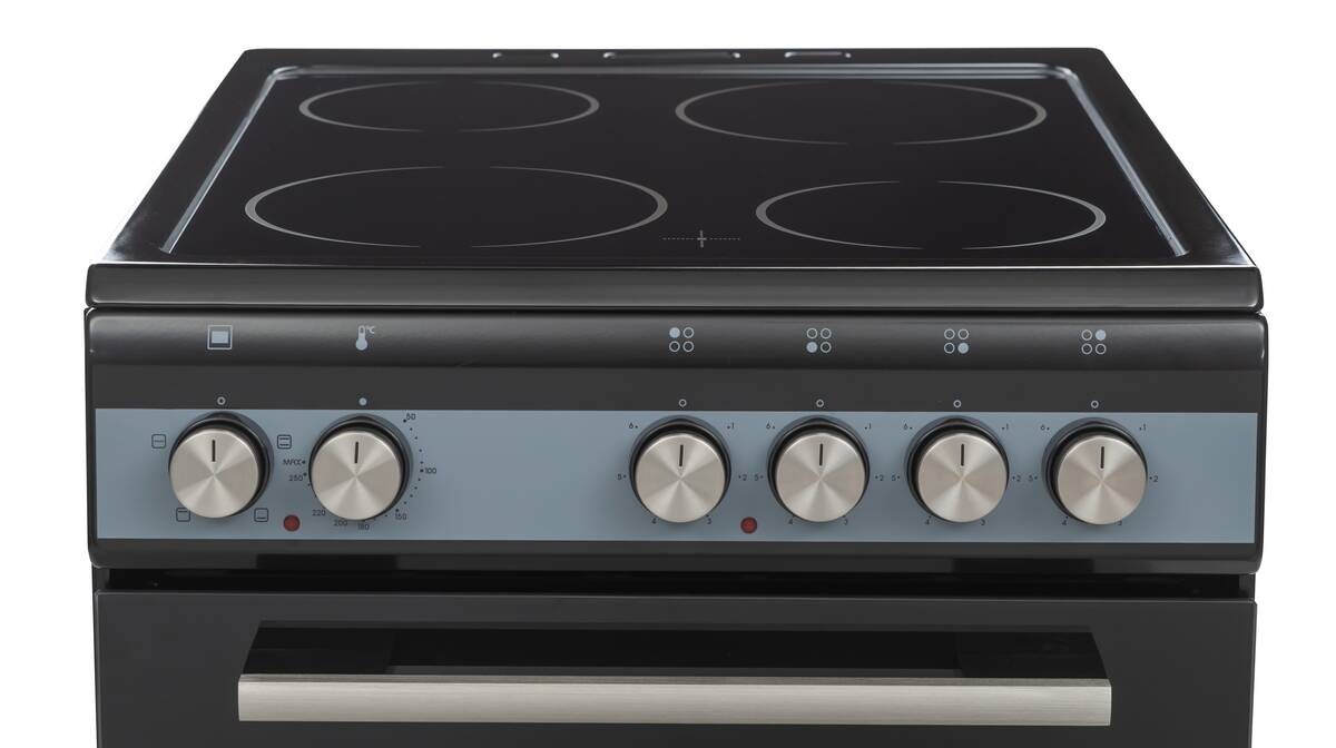 TELEFUNKEN Stand-Elektroherd TF-FS-5060-K4B schwarz B/H/T: ca. 50x85x60 cm