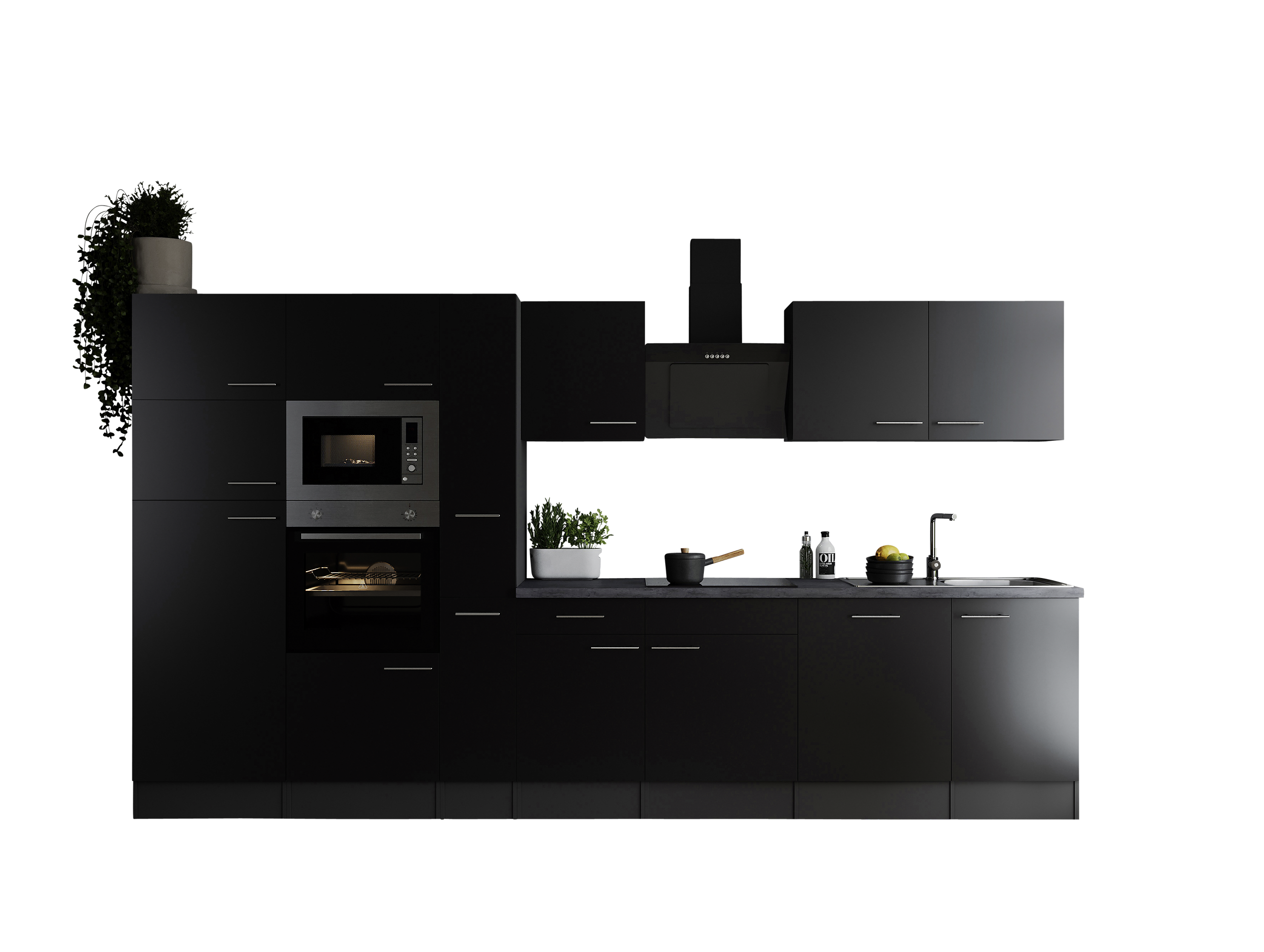 Küchenblock Oliver B/H/T: ca. 370x205x60 cm