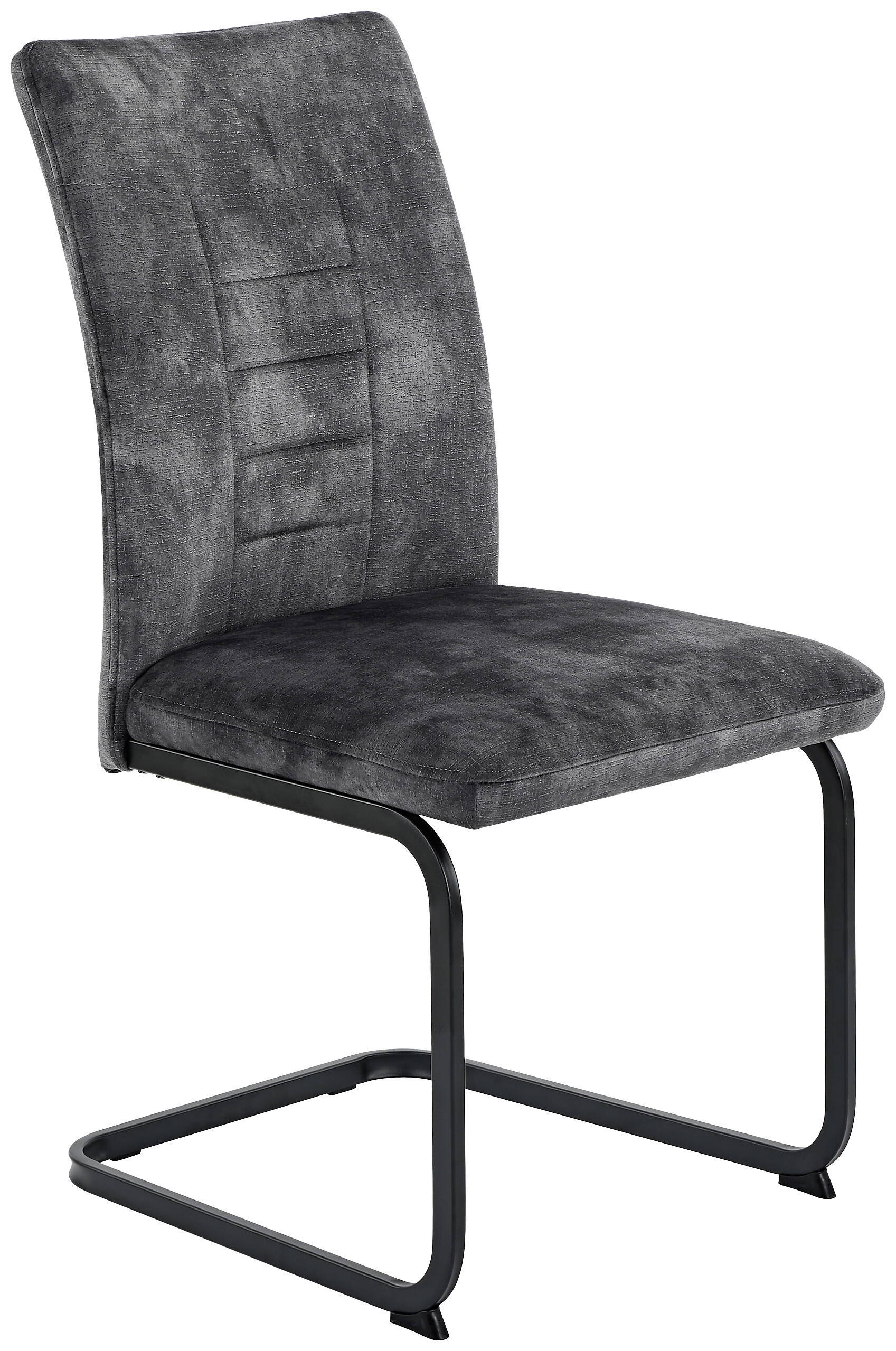 Schwingstuhl Gela anthrazit Microfaser B/H/T: ca. 49x98x62 cm