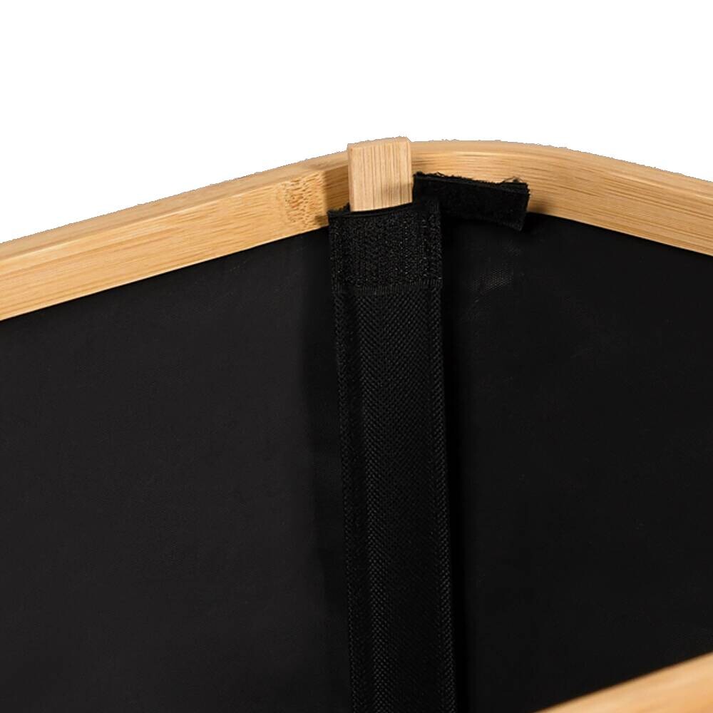 Kesper Aufbewahrungskorb schwarz Bambus B/H/L: ca. 36x26x54 cm