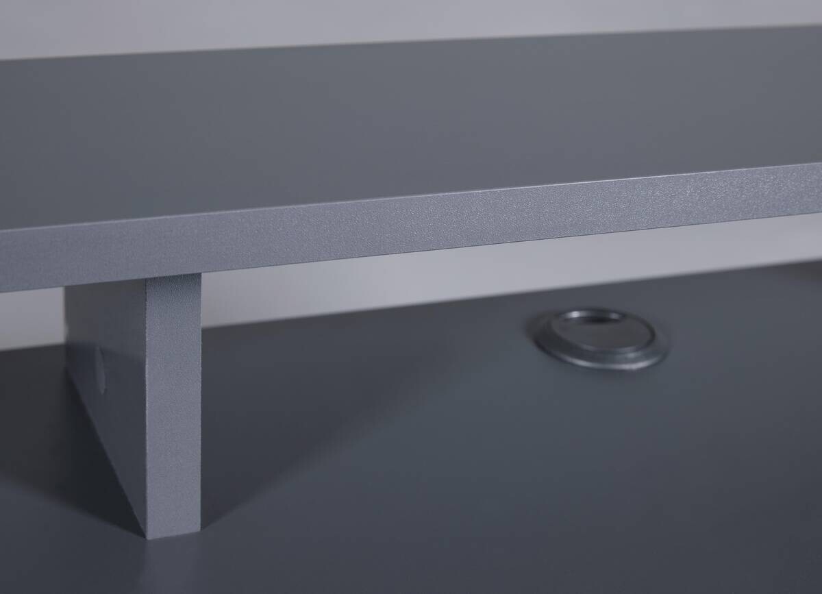 Schreibtisch Match Point anthrazit beschichtet Nachbildung B/H/L: ca. 91x76,5x160 cm