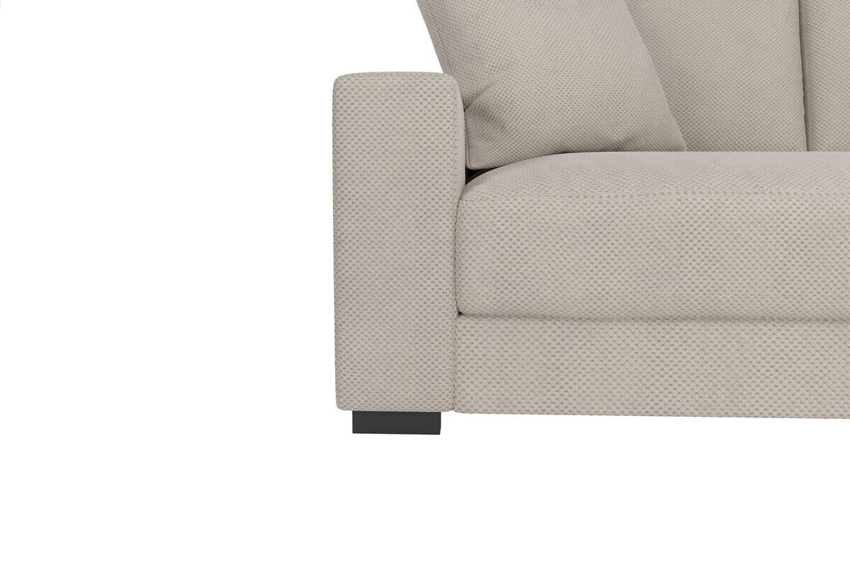 Ecksofa hellbraun Microfaser B/H/T: ca. 300x83x190 cm