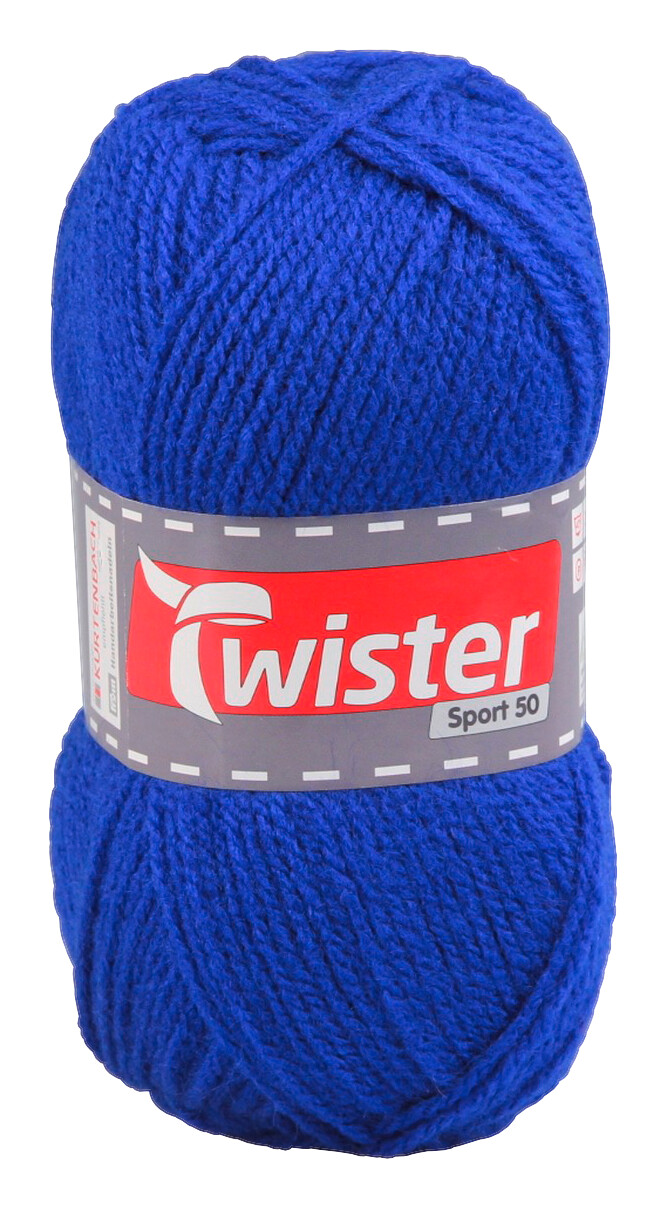 Twister Handstrickgarn Twister Sport uni royal L: ca. 15000 cm