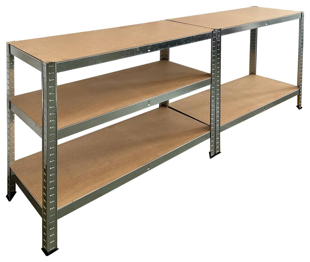 POCOline Schwerlaststeckregal verzinkt Metall B/H/T: ca. 90x180x40 cm