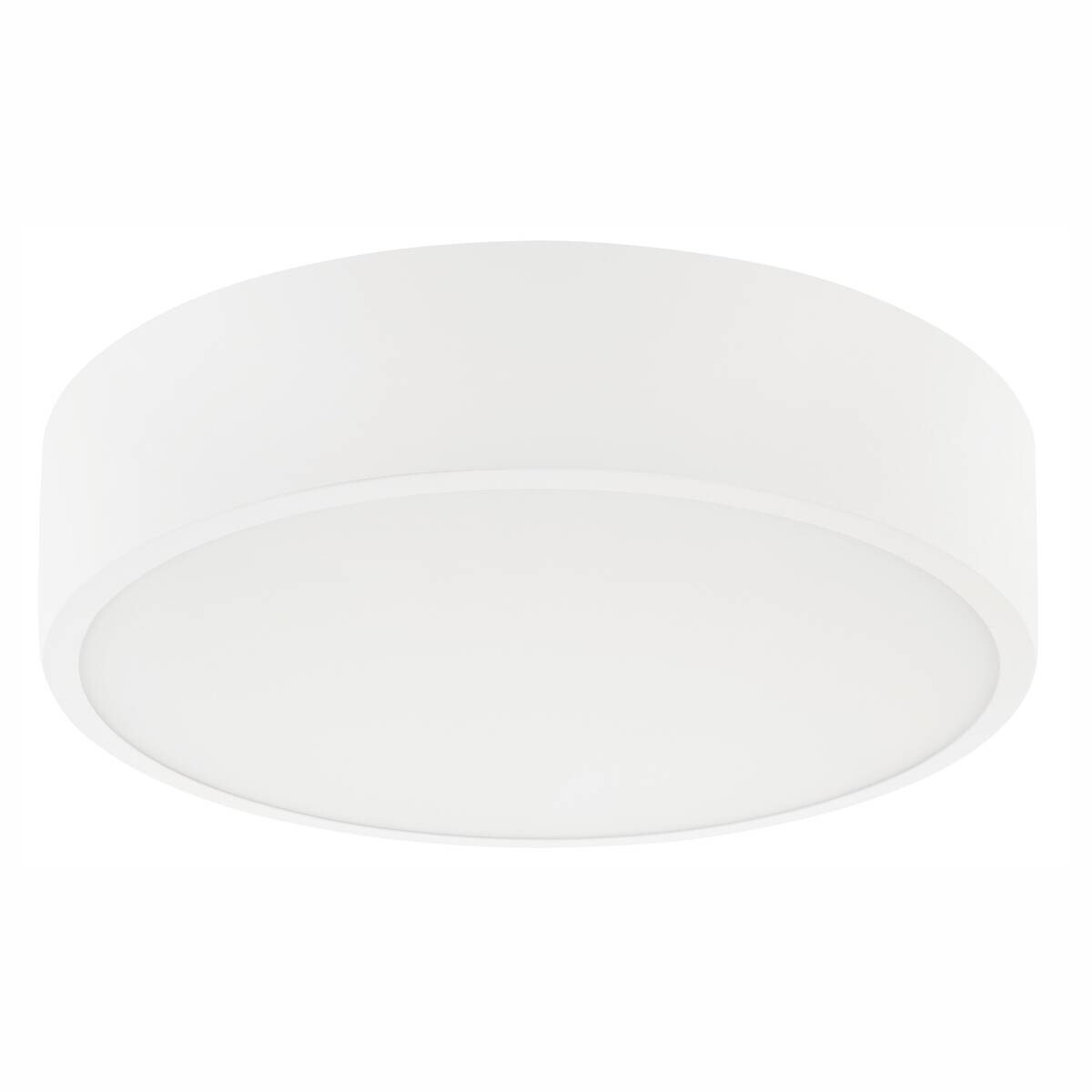 Lamkur Deckenleuchte DANTE 43975 weiß Glas Stahl H/L: ca. 8x37 cm E27 2 Brennstellen