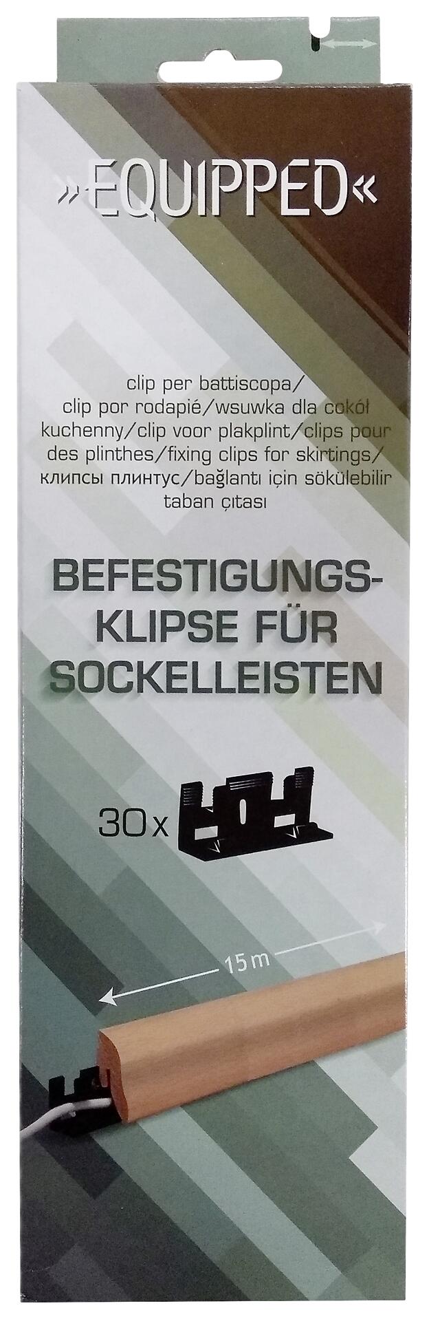 Leistenzubehör schwarz L/B/H: ca. 1x1x1 cm