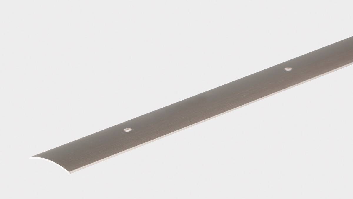 Übergangsprofil Edelstahloptik B/L: ca. 4,8x90 cm pro Stück