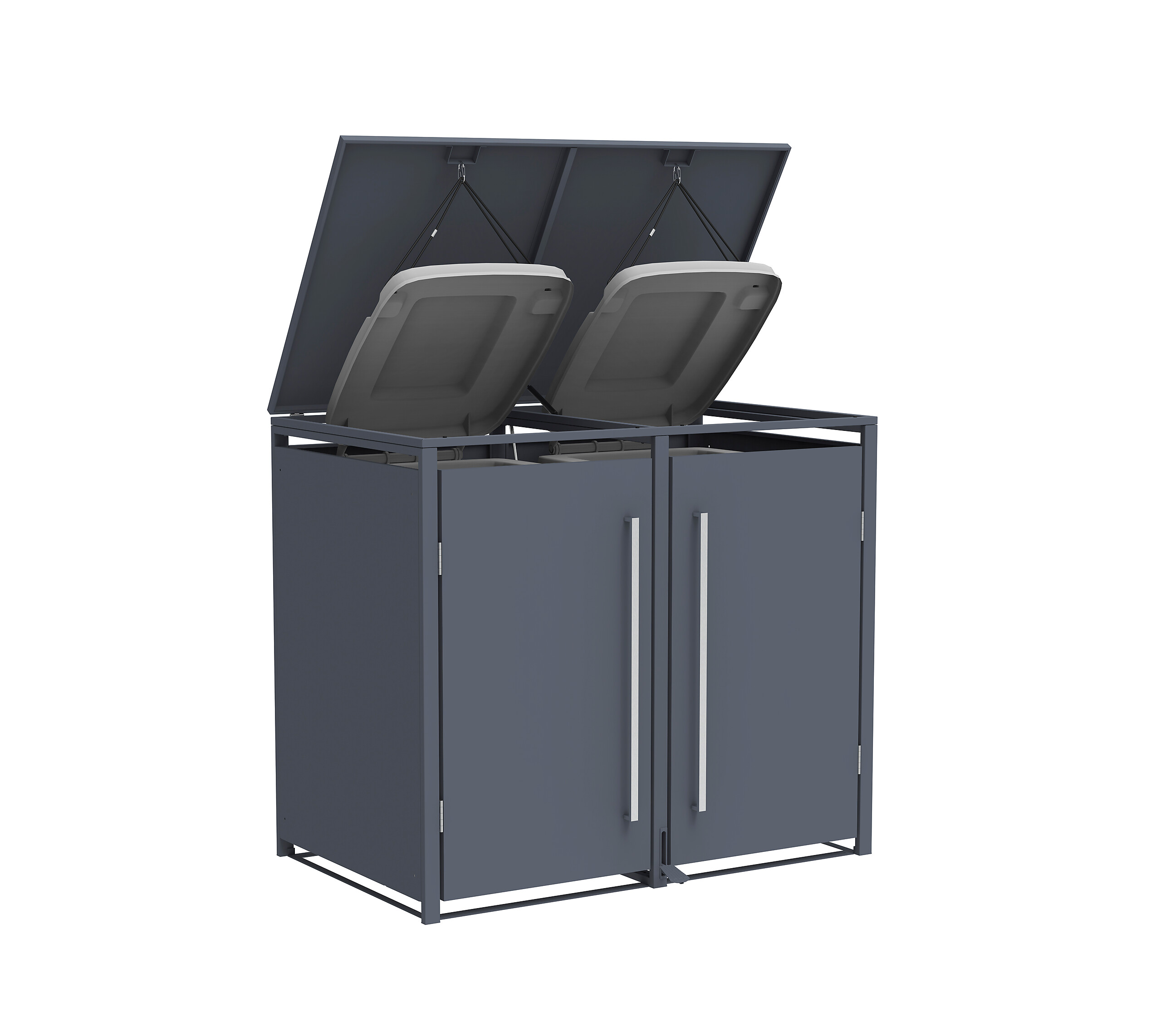 Westmann Mülltonnenbox Pedura anthrazit B/H/L: ca. 132x116x80 cm