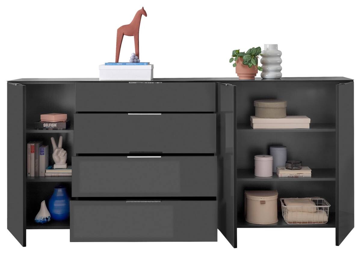 Kommode Santorin anthrazit B/H/T: ca. 226x99x40 cm