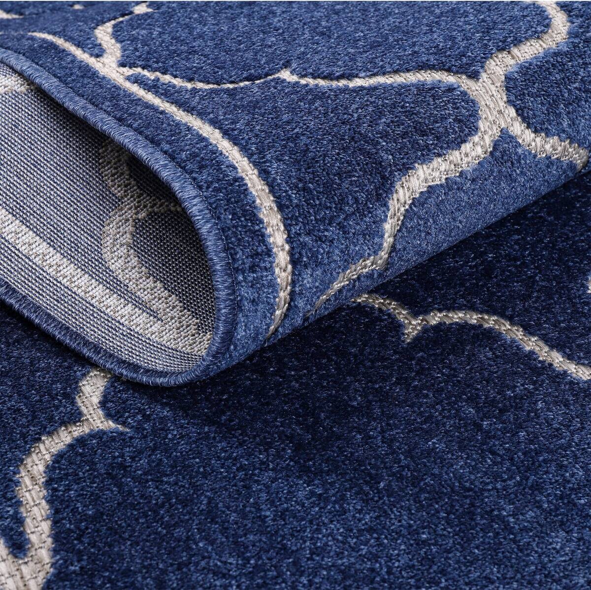 Sanat Outdoorteppich BERLIN blau B/L: ca. 120x170 cm