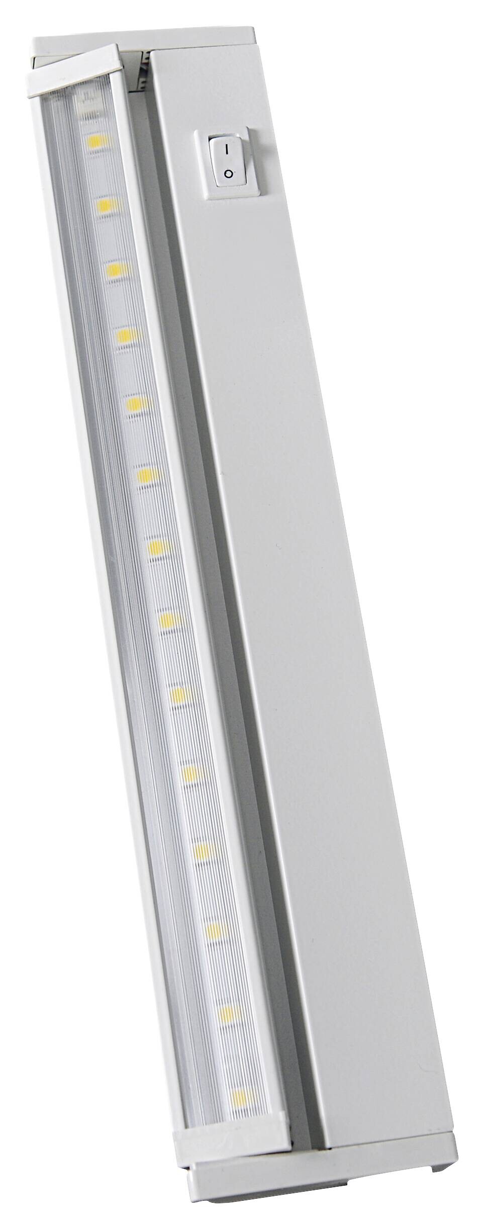 Näve Leuchten LED-Aufbauleuchte weiß Metall Kunststoff B/H/T: ca. 30,5x2,1x6,2 cm