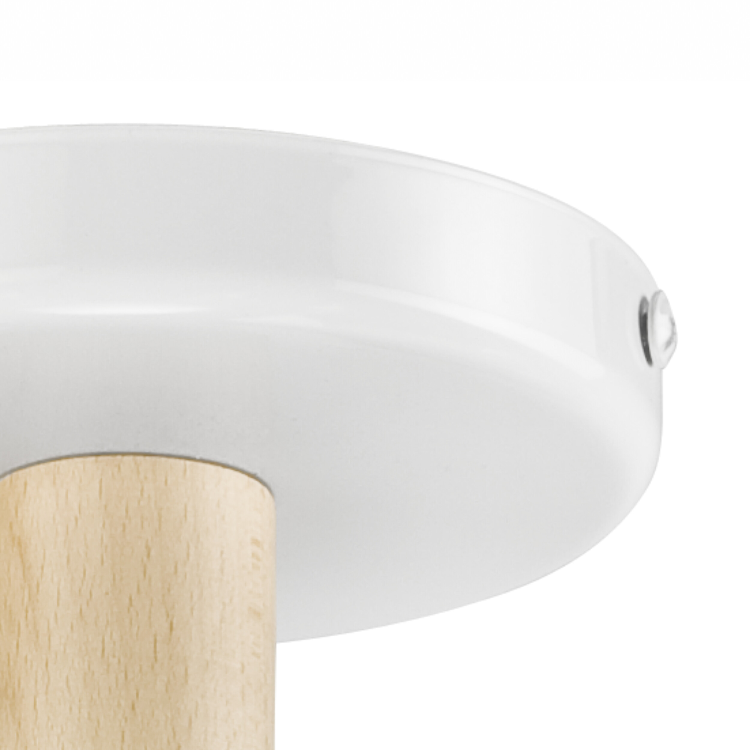 Lamkur Deckenleuchte braun PVC Holz B/H/L: ca. 50x23x50 cm E27 5 Brennstellen