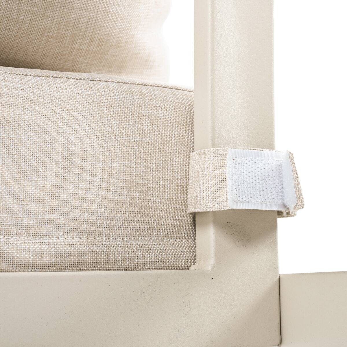 POCOline Gartensitzgruppe Avignon creme Stahl