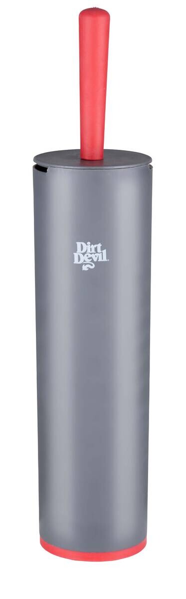 Dirt Devil Toilettenbürste grau rot Kunststoff