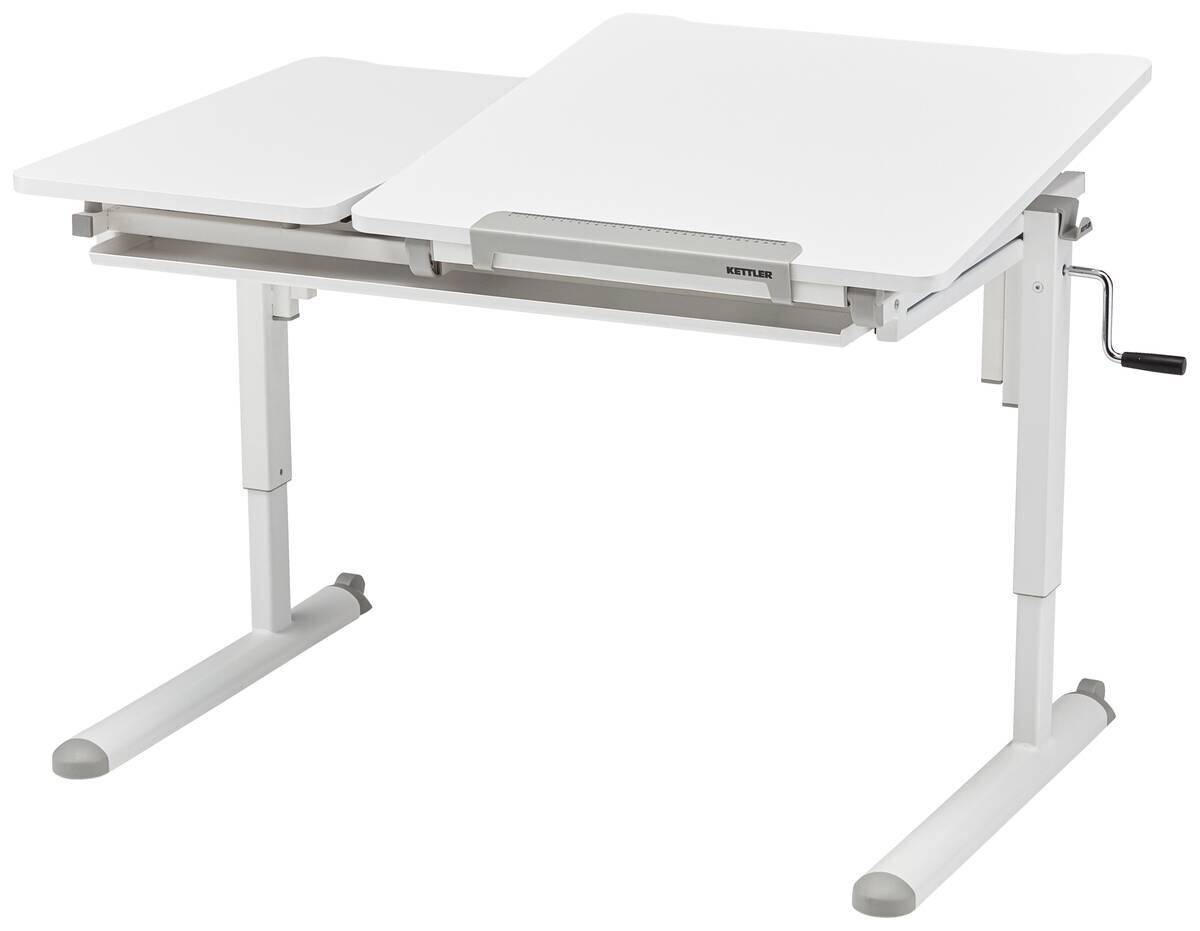 Kinderschreibtisch weiß B/H/T: ca. 110x54x72 cm