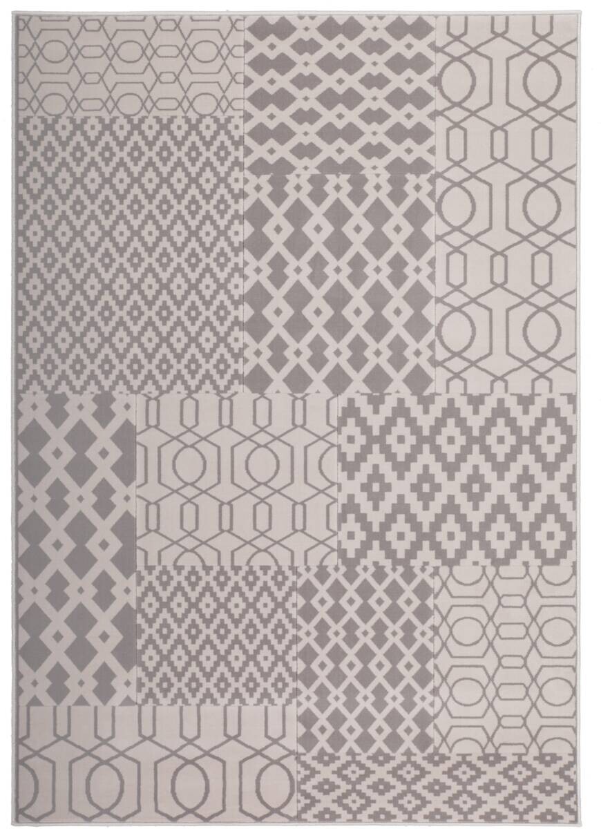 Kayoom Kurzflorteppich Lina 325 taupe B/L: ca. 80x150 cm