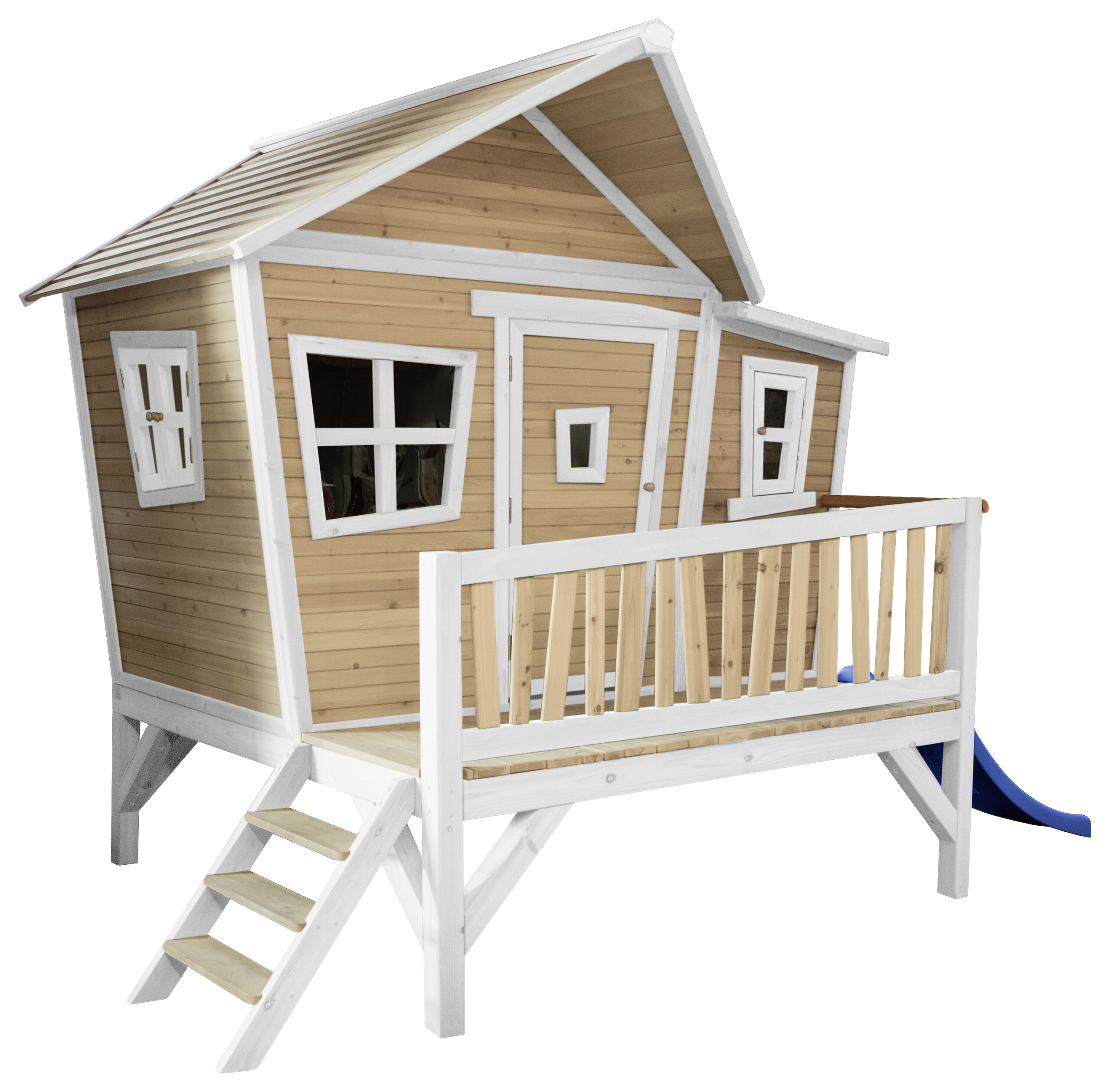 AXI Spielhaus Emma braun B/H/L: ca. 349x227x193 cm