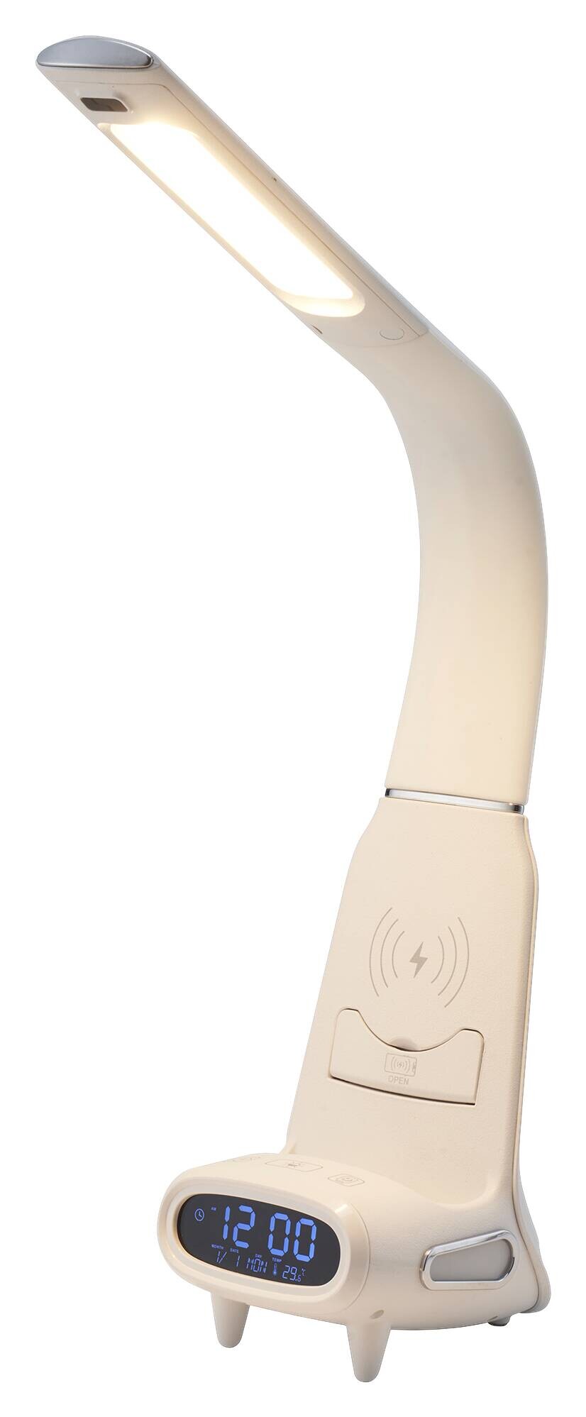 POCOline LED-Schreibtischleuchte Timon weiß B/H/L: ca. 11x9x45 cm