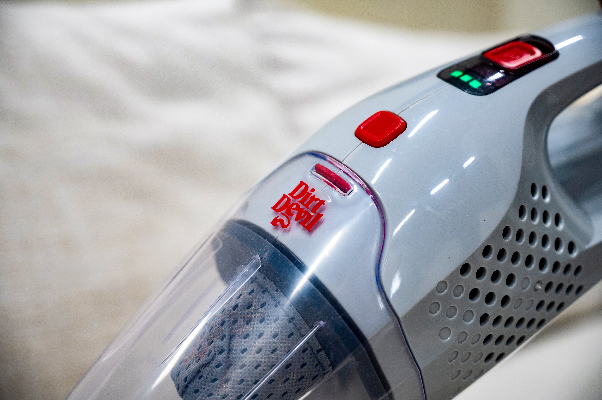 Dirt Devil Handstaubsauger grau Kunststoff B/H/L: ca. 28,5x110x17,8 cm