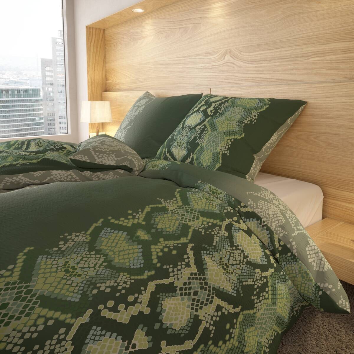 Microfaser Bettwäsche Seersucker