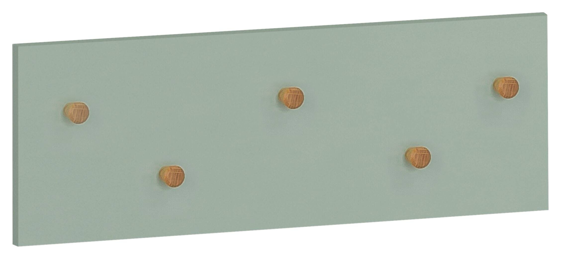 Garderobenpaneel Bjarne Pistazie B/H/T: ca. 55,9x19,5x4,6 cm