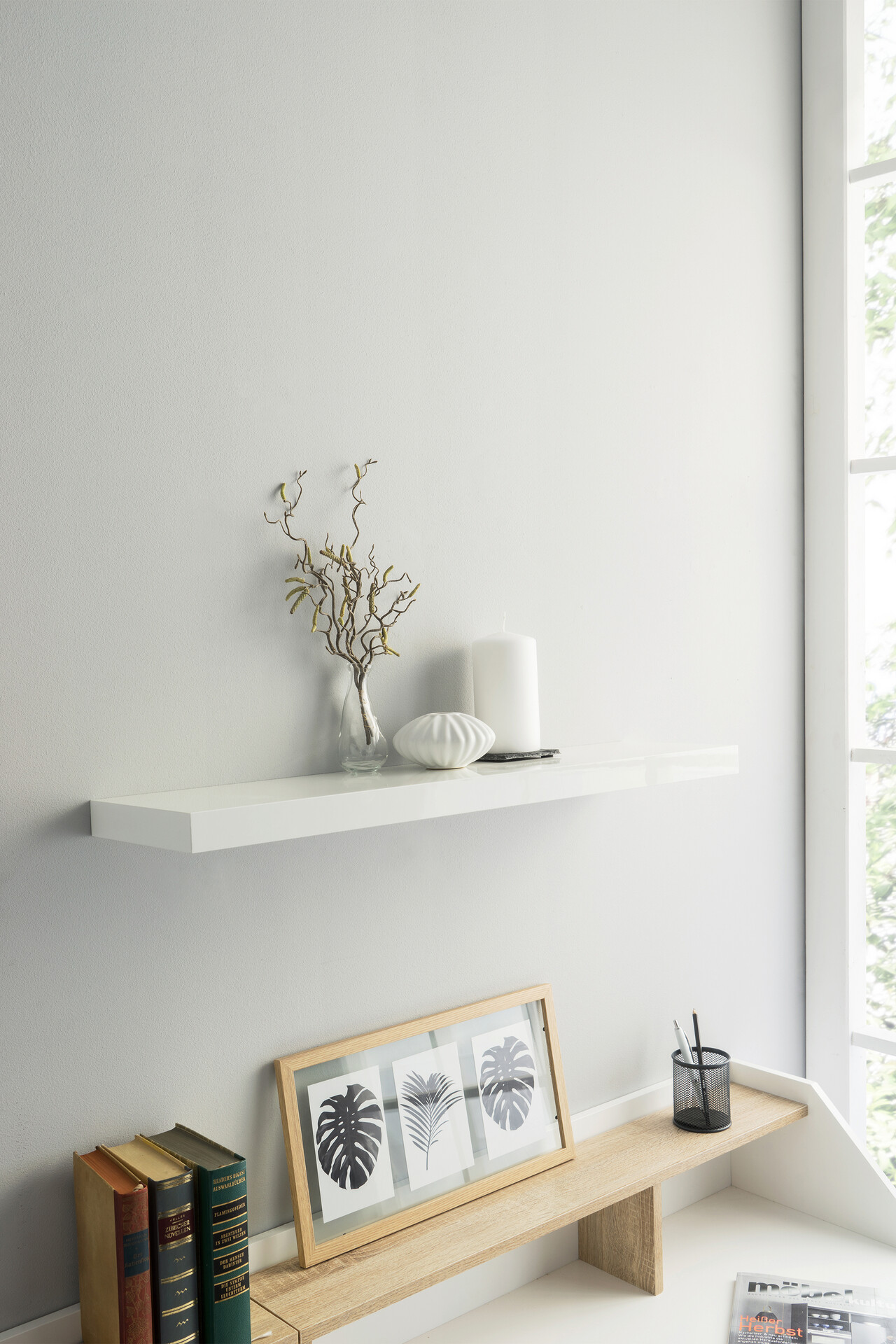 Wandboard Shelvy 80 B/H/T: ca. 80x4x24 cm