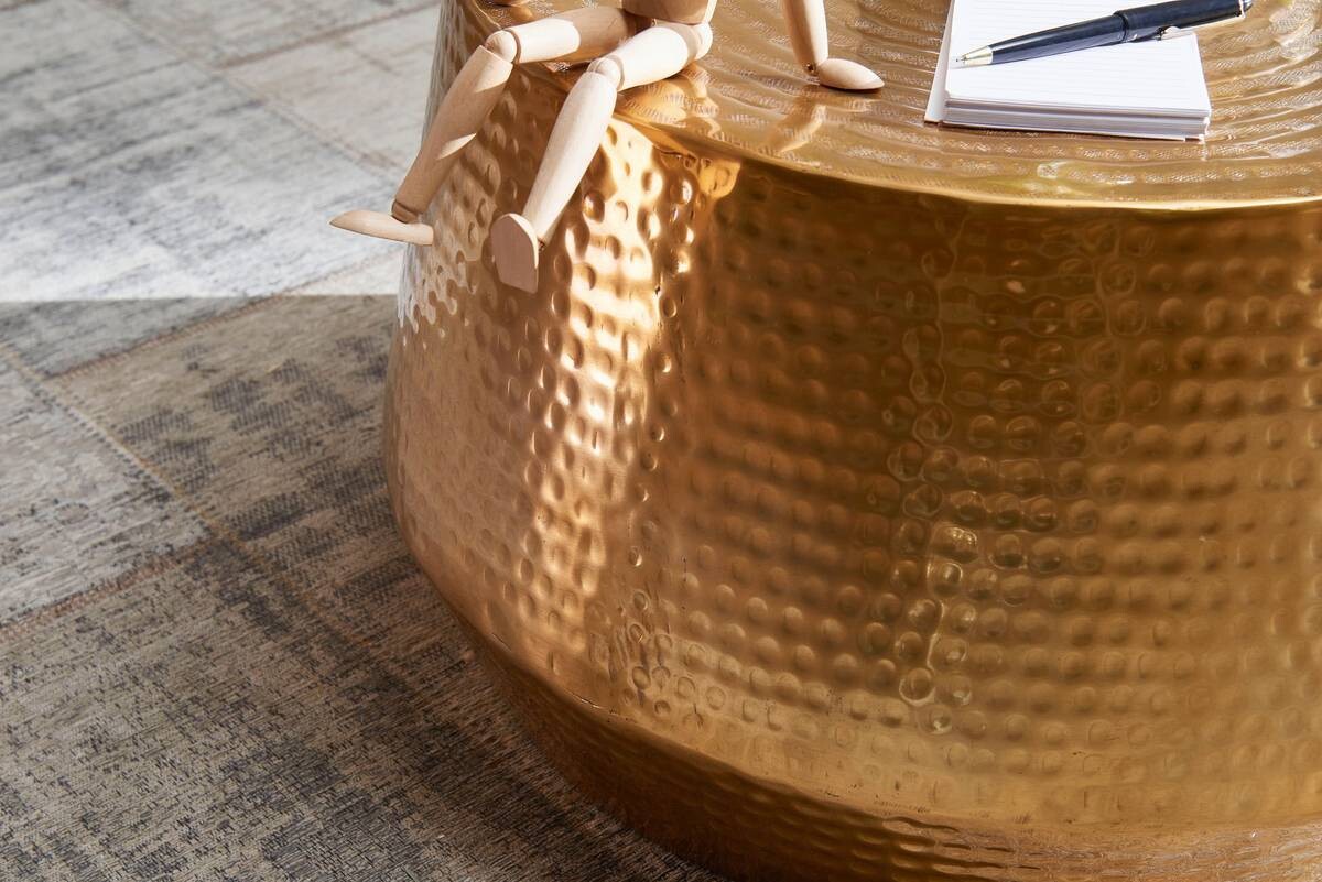 Wohnling Couchtisch gold B/H/T: ca. 0x36x0 cm