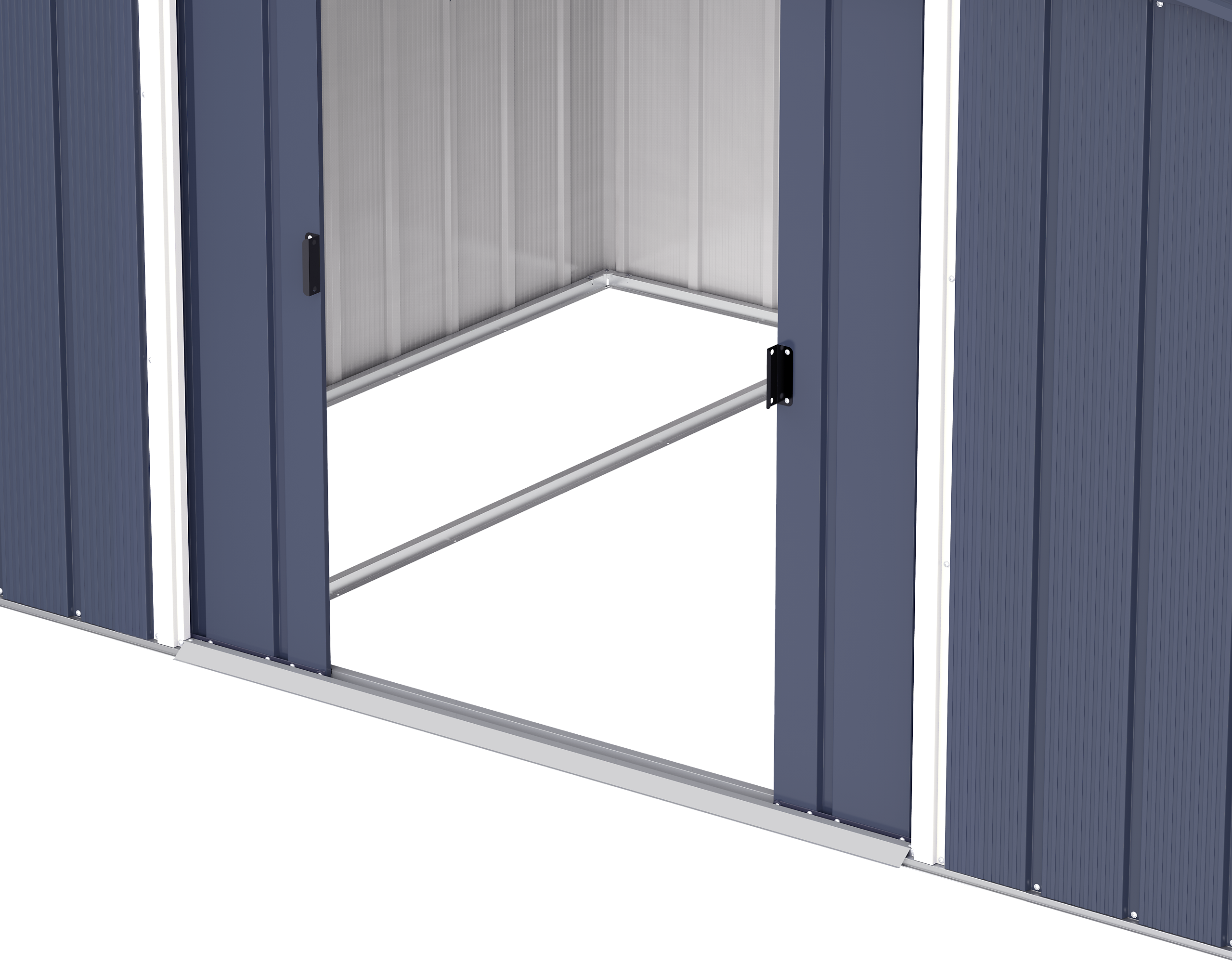 VCM Gerätehaus anthrazit B/H/L: ca. 322x196x234 cm